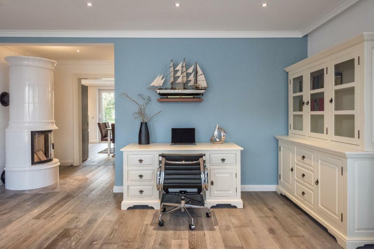 Villa Lotsenhaeuser Ruegen - Luxus Ferienhaus - 3 Schlafzimmer - Sauna - Dachterrasse Mit Boddenblick Breege Zewnętrze zdjęcie